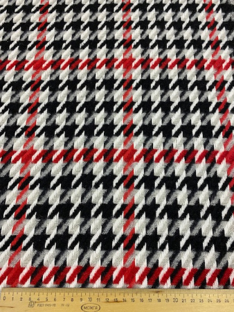 Ткань костюмно-пальтовая "Лапка классическая"