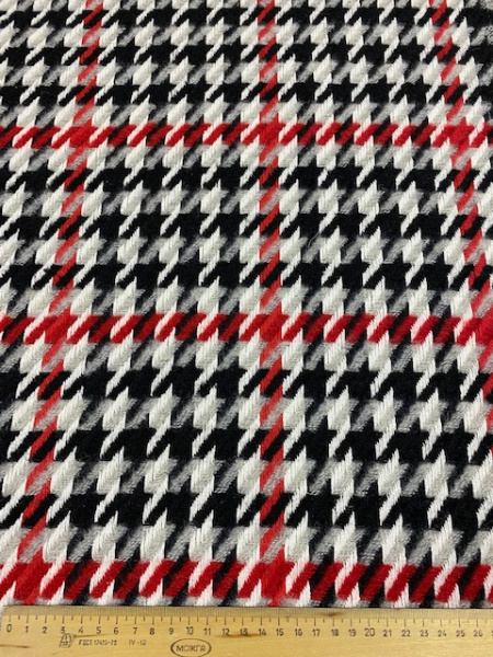 Ткань костюмно-пальтовая "Лапка классическая"