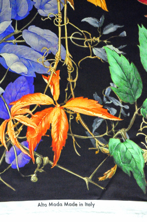 Шелк натуральный ОСЕННИЙ САФАРИ темный