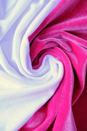 Велюр, цвет малиновый 3