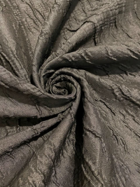 Жаккард  "Жатка черная" Жаккард  "Жатка черная" ткань