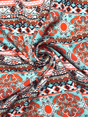 Шелк искусственный ВОСТОЧНЫЙ СТИЛЬ