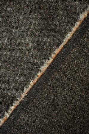 Ткань костюмная Песочно - шоколадный меланж 4