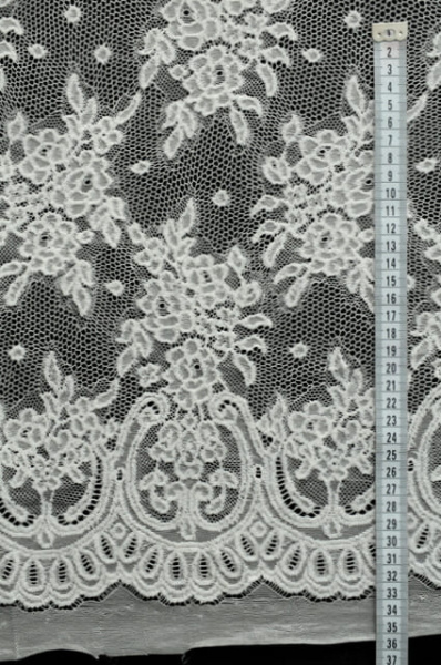 Кружевное полотно Ажурный купон молочный 2 Кружевное полотно Ажурный купон молочный 2