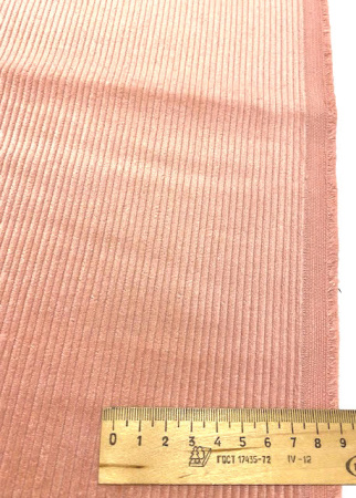 Вельвет однотонный "Припыленная роза" ткани