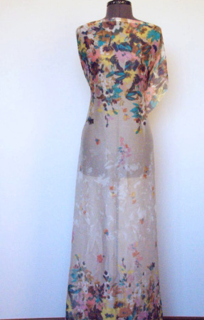 Крэш - шифон ЦВЕТОЧНЫЙ КУПОН