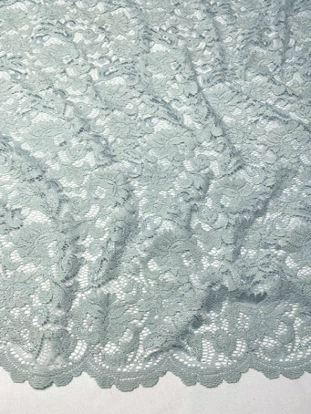 Кружевное полотно "Сильва" пыльный голубой Кружевное полотно "Сильва" пыльный голубой ткань