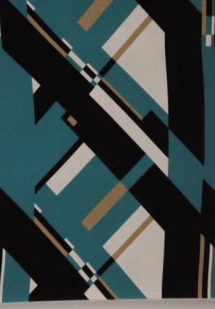 Креп плательно - костюмный Геометрический рисунок 1