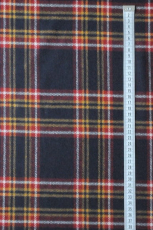 Клетка бордово - горчичная 2