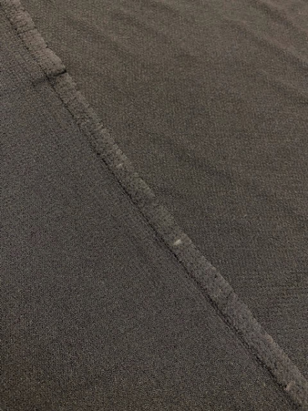 Креп двусторонний ЧЕРНЫЙ