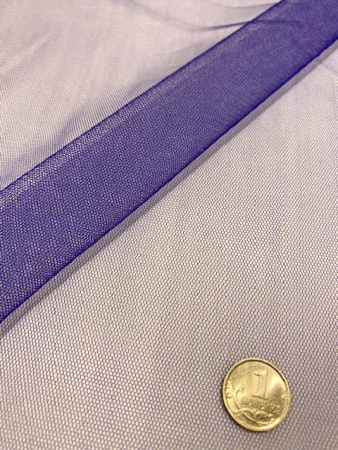 Фатин однотонный "Яркий синий" ткань