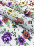 Вискоза АЛЬПИЙСКИЕ ЦВЕТОЧКИ фиолетовые