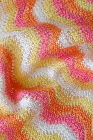 Трикотаж хлопковый Летний Миссони розовый 2