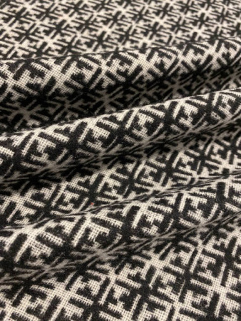 Ткань костюмная "Снежинки" ткани