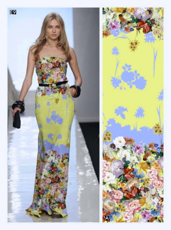 Шелк натуральный AMORE MIO желтый