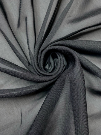 Шифон ЧЕРНЫЙ