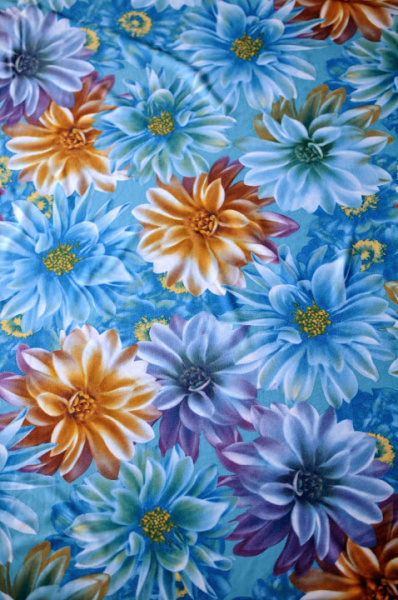 Трикотаж масло холодное АСТРЫ голубой 4