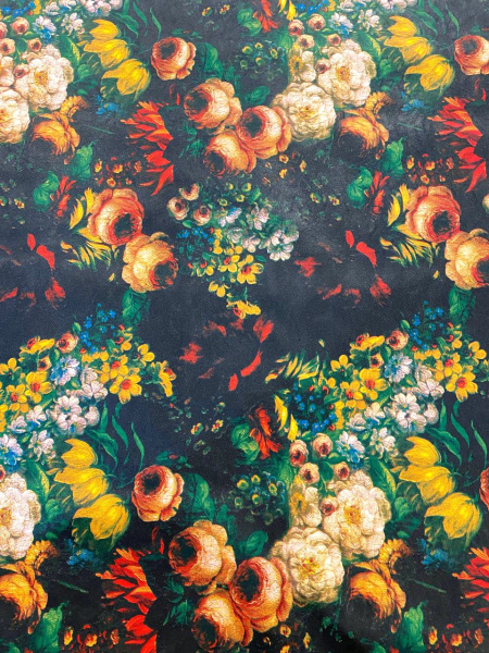 Кожа искусственная ОСЕННИЙ БУКЕТ