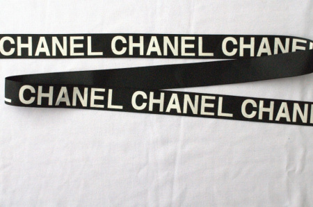 Тесьма репсовая Логотип Canel 2