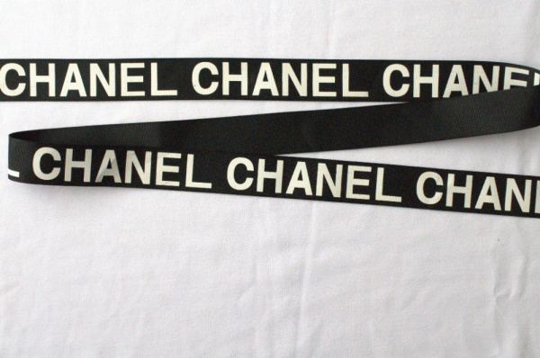 Тесьма репсовая Логотип Canel 2