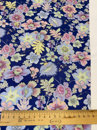 Вискоза ИЗЫСКАННЫЙ МИЛЬФЛЕР синий