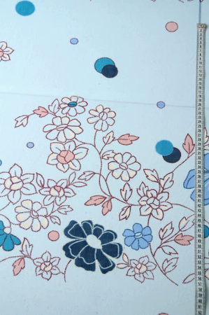 Сетка трикотажная ЦВЕТОЧНЫЙ КУПОН трикотаж