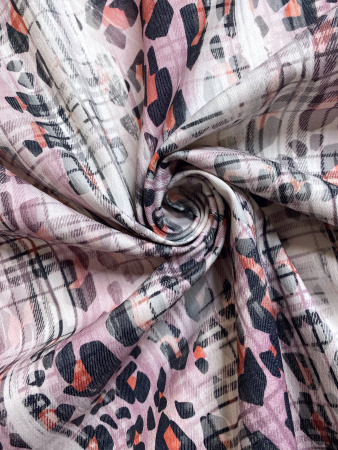 Джинс КЛЕТКА-ВАРЕНКА роза