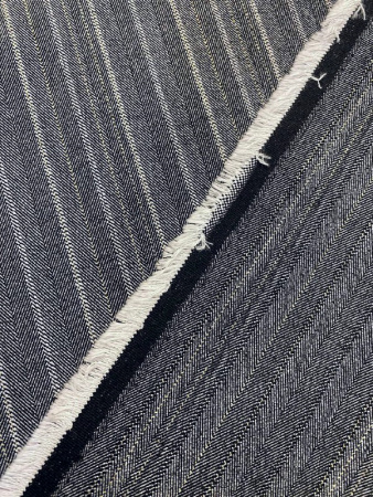 Ткань костюмная ПОЛОСКА  меланж ткани