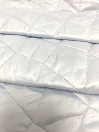 Стежка курточная "Ромбы" белая