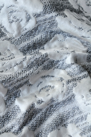 Жаккард Серебряные розы 3