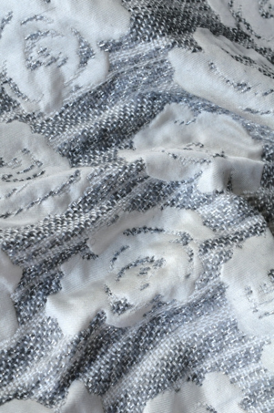 Жаккард Серебряные розы 3 Жаккард Серебряные розы 3