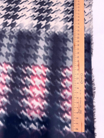 Шелк искусственный ЛАПКА роза пыльная