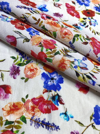 Вискоза НЕЖНЫЙ МИЛЬФЛЕР красный