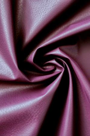 Искусственная КОЖА на тонкой трикотажной сеточке Сливовый 3