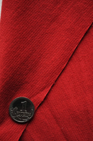 Трикотаж милано однотонный алый.