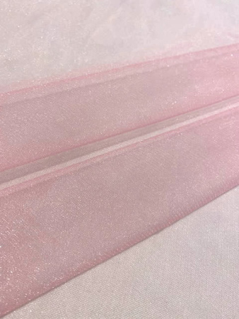 Фатин однотонный "Розовый" ткань