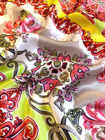 Шелк натуральный ЯРКИЙ ПЭЧВОРК
