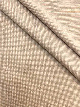 Трикотаж МЕЛКАЯ ГУСИНАЯ ЛАПКА бежевая полотно