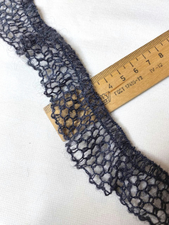 Кружево КУШ-0004 антрацит