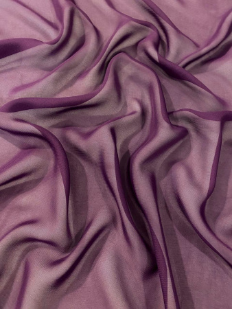 Шифон БАКЛАЖАНОВЫЙ