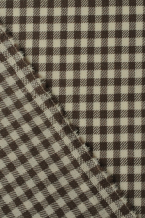 Плательно-Костюмная КЛЕТОЧКА Шоколадная 2
