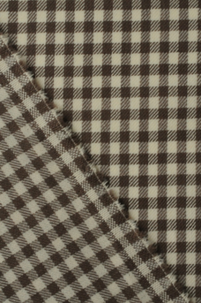 Плательно-Костюмная КЛЕТОЧКА Шоколадная 2