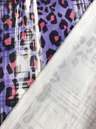 Джинс КЛЕТКА-ВАРЕНКА фиолетовый