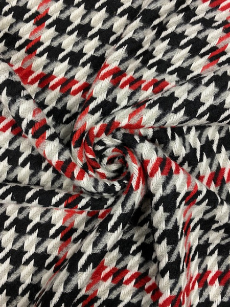 Ткань костюмно-пальтовая "Лапка классическая"