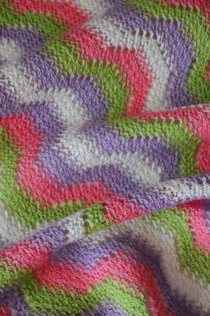 Трикотаж хлопковый Летний Миссони сиреневый 2