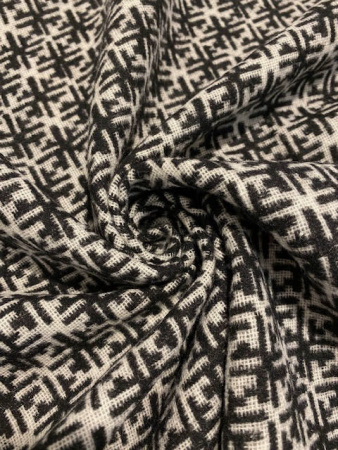 Ткань костюмная "Снежинки" ткани