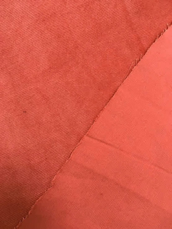 Микровельвет однотонный "Коралл" ткани