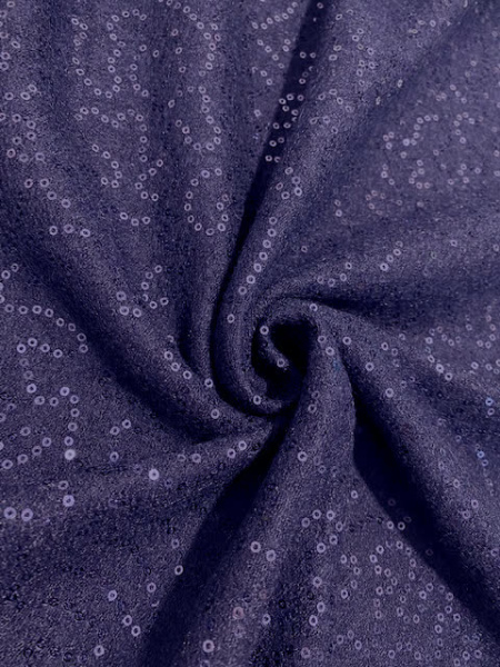 Лоден "Темно-синий" с пайетками ткани