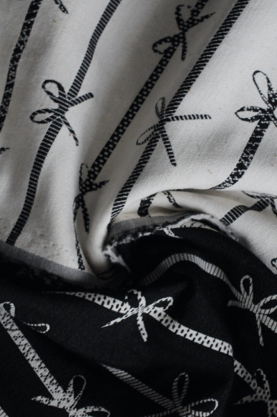 Жаккард плательно - костюмный Бантики 5 Жаккард плательно - костюмный Бантики 5