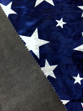 Бархат - стрейч Звезды 3